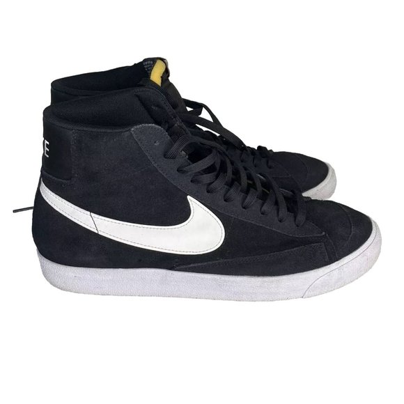 Nike Blazer Mid ‘77 Suede Black White Sneakers Shoes CI1172-005 Mens Size 12